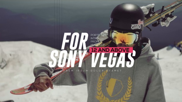Template Dynamic Typography Slideshow sony vegas 12 13 14 15 And Above