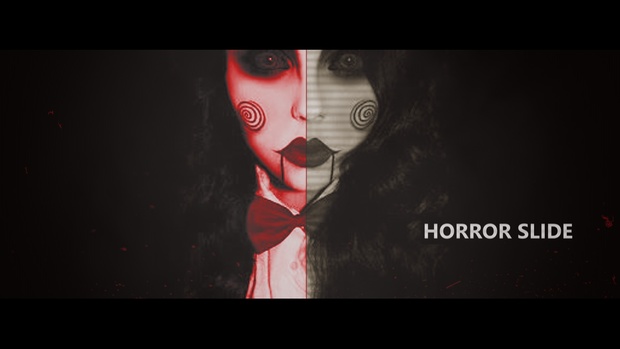 Template Horror Glitch sony vegas 12 13 14 15 And Above