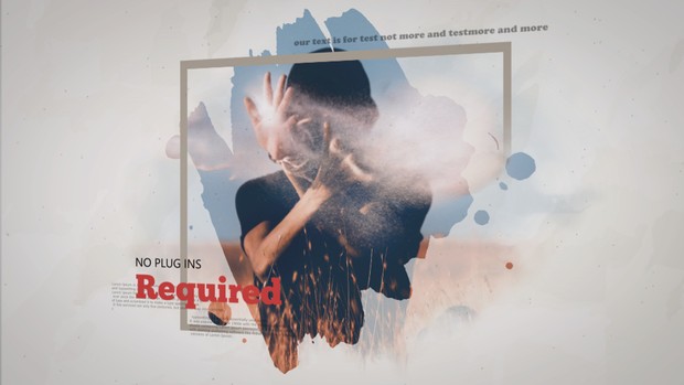 Template 3D Splash Ink Slideshow sony vegas 12 13 14 15 And Above