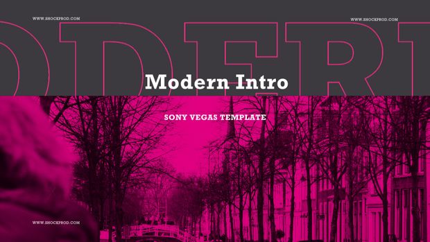 Modern Youtube Opener Template Sony Vegas Pro 12 ..18 And Above