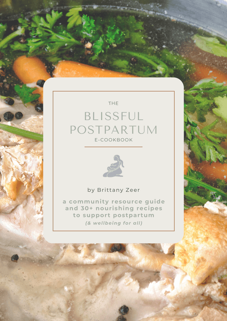 The Blissful Postpartum e-Cookbook