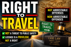 Senator Proposal Legislature Bill for Right to Travel - EDIT &amp; MAIL