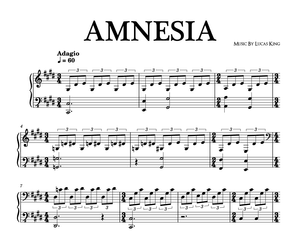 Dark Piano - Amnesia Sheet Music