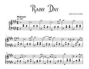 Sad Piano - Rainy Day Sheet Music