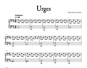 Dark Piano - Urges Sheet Music