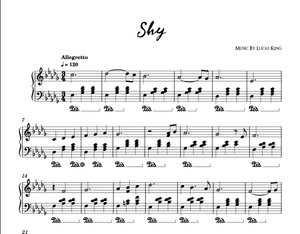 Emotional Piano - Shy | シャイ Sheet Music 