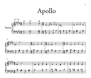 Dark Piano - Apollo Sheet Music