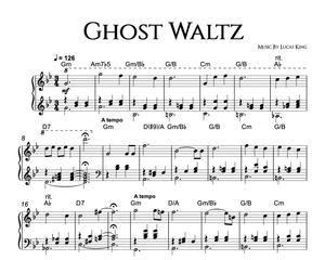Dark Piano - Ghost Waltz Sheet Music