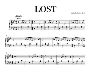 Sad Piano - Lost Sheet Music