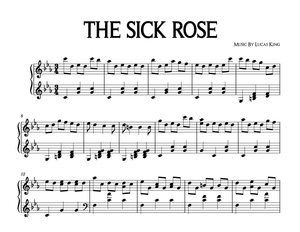 Lucas King - The Sick Rose Sheet Music 