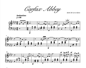 Lucas King - Carfax Abbey Sheet Music
