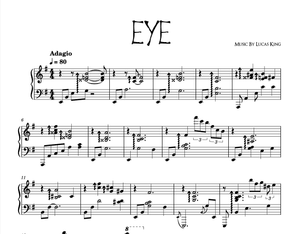 Lucas King - Eye | Onryō Sheet Music