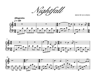 Lucas King - Nightfall Sheet Music