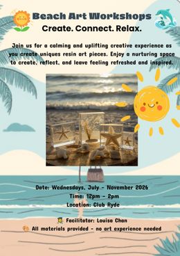 Beach Resin Art Workshop