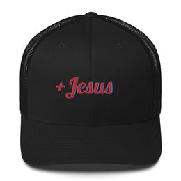 +Jesus Retro Trucker Cap