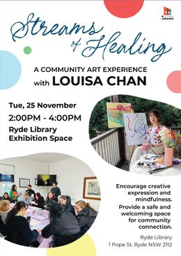 Streams of Healing Art Workshop 25th November 2025