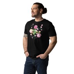 Diamond Roses Organic Cotton T-Shirt Best Seller