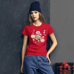 Women&#x27;s Rose Diamonds Fit Tee