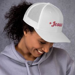 +Jesus Retro Trucker Cap