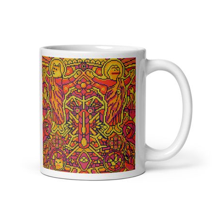 Day #201: Stained Glass Window Mug