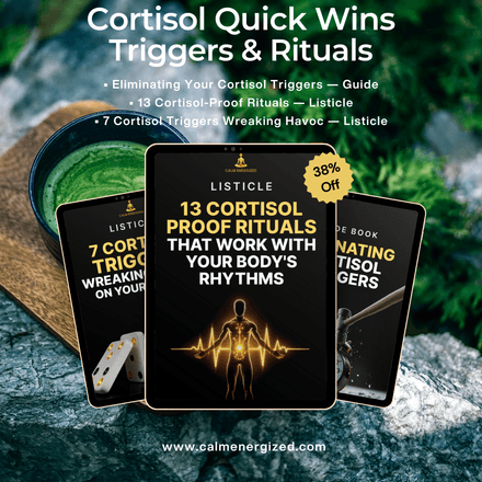 Cortisol Quick Wins — Triggers &amp; Rituals