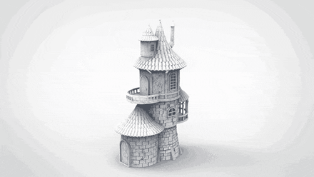 Fabulous House -   two story tower shire