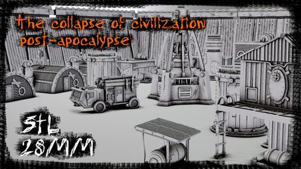 The collapse of civilization / post-apocalypse