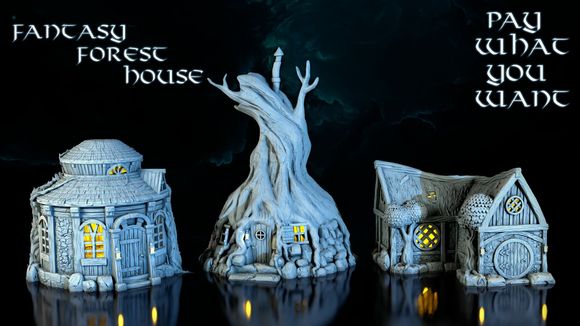 Fantasy Forest Houses