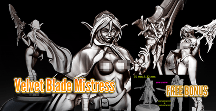 Velvet Blade Mistress miniature