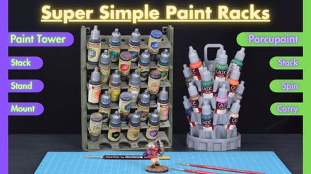 Simple paint racks