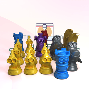 Chess sets and chess boards