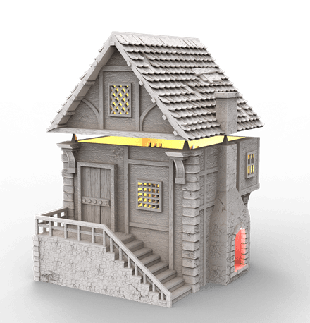 Medieval house - classic one story