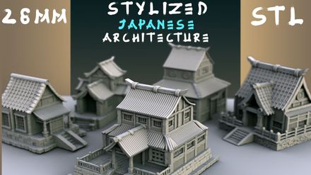 Stylized Japanese Architecture