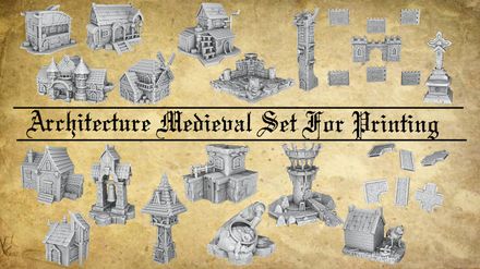 Architecture Medieval Set