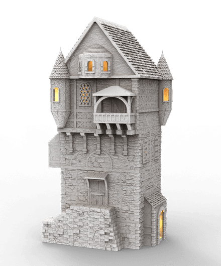 Medieval house - three story guard post