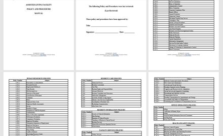 Free Sample Assisted Living Facility Manual