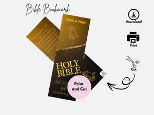 Bible Bookmark for Instant Download