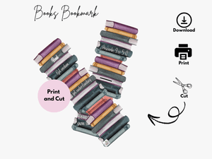 Books Bookmark for Instant Download.