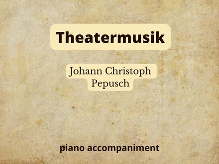 Theatermusik by Johann Pepusch