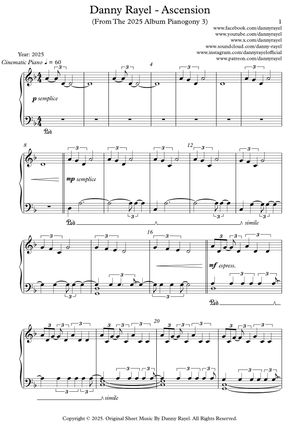Danny Rayel - Ascension (Piano Sheet Music)