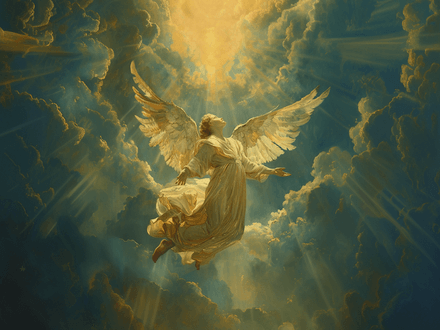 Angel Descending from Heaven
