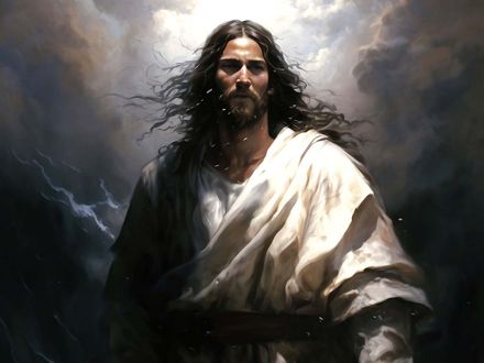 Jesus Walks on Water v1