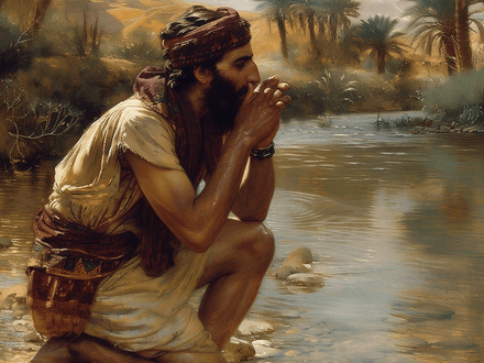 Gideon&#x27;s army drinking water