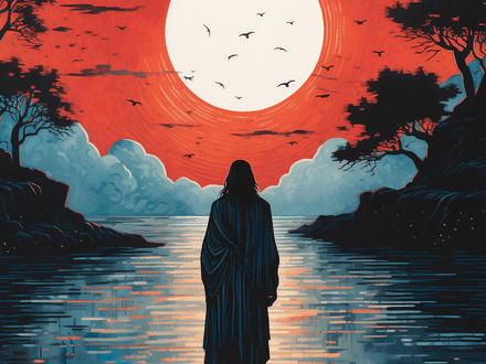 Jesus Walking on Water Series v6