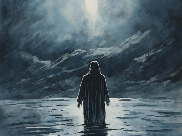Jesus Walking on Water Series v7