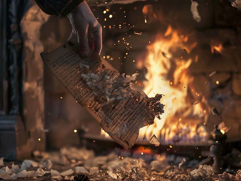 King Jehoiakim Burning the Scroll