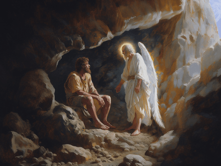 Gideon talking to Angel