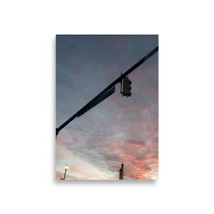 Pink sky of my heart poster 
