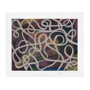 Life Lines Painting Throw Blanket 
