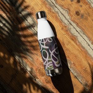 Life Lines Painting Stainless Steel Water Bottle 
